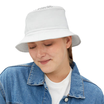 Stylish Bucket Hat with Trendy Text Design
