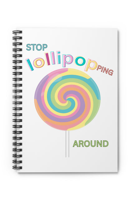 Colorful Lollipop Spiral Notebook - Fun Journal for Kids & Adults, Great for School, Gifts, Crafts, and More