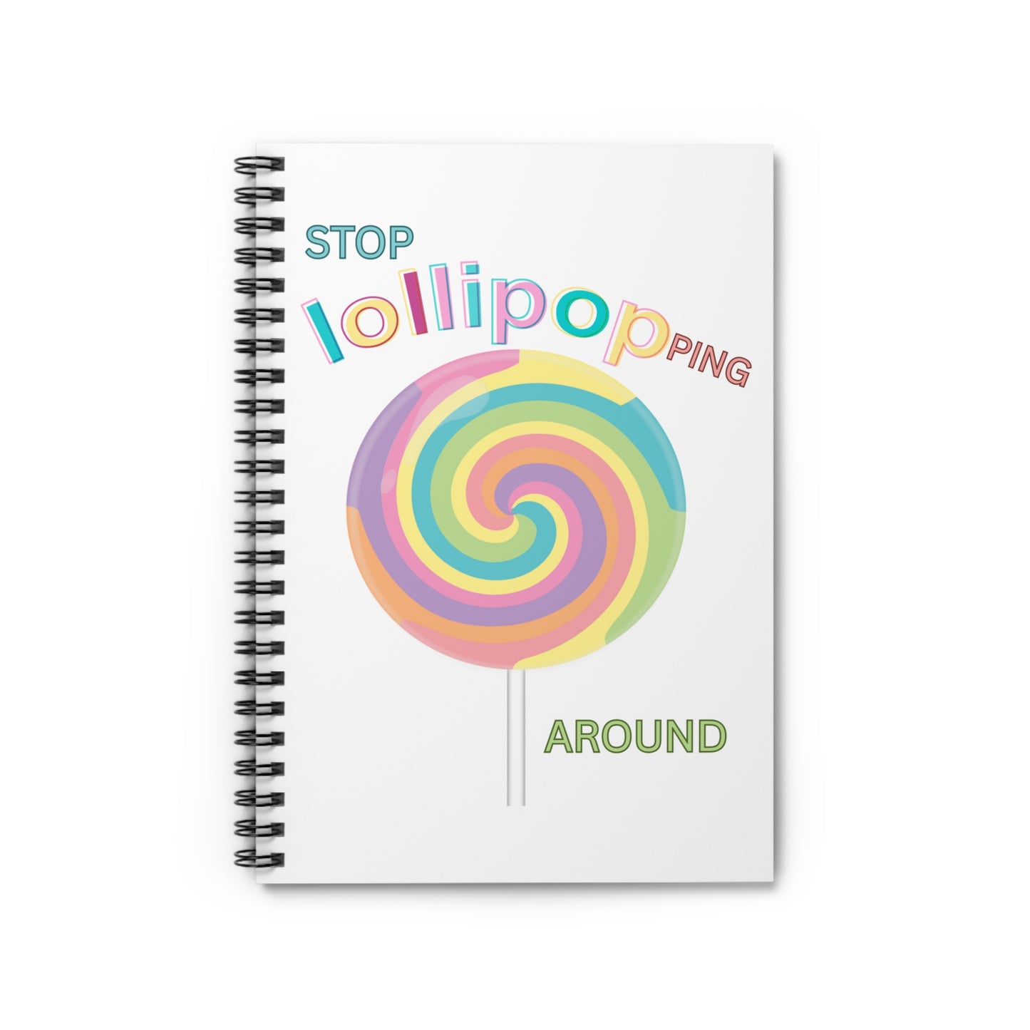 Colorful Lollipop Spiral Notebook - Fun Journal for Kids & Adults, Great for School, Gifts, Crafts, and More