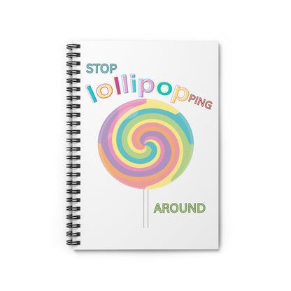 Colorful Lollipop Spiral Notebook - Fun Journal for Kids & Adults, Great for School, Gifts, Crafts, and More