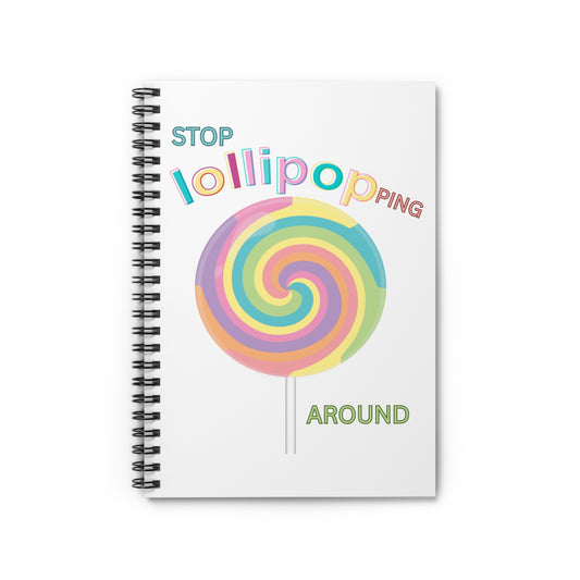 Colorful Lollipop Spiral Notebook - Fun Journal for Kids & Adults, Great for School, Gifts, Crafts, and More