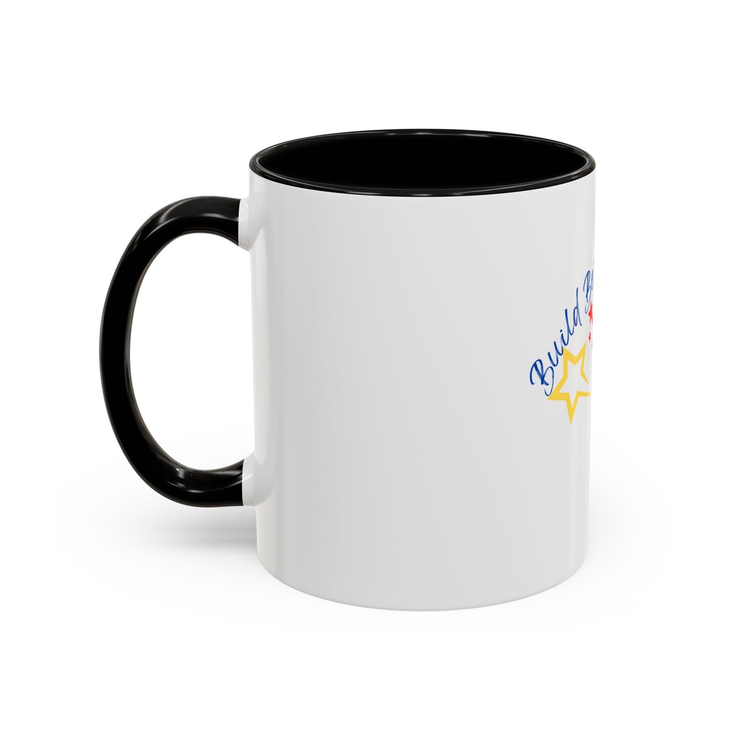 Inspirational Accent Coffee Mug - Build Better Boldness - Perfect for Morning Motivation