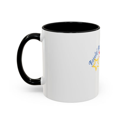 Inspirational Accent Coffee Mug - Build Better Boldness - Perfect for Morning Motivation