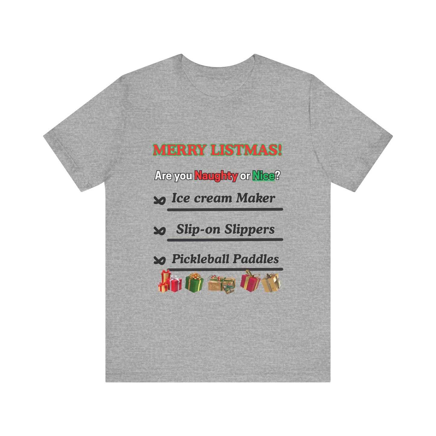 Christmas Short Sleeve Tee - Merry Christmas Shirt