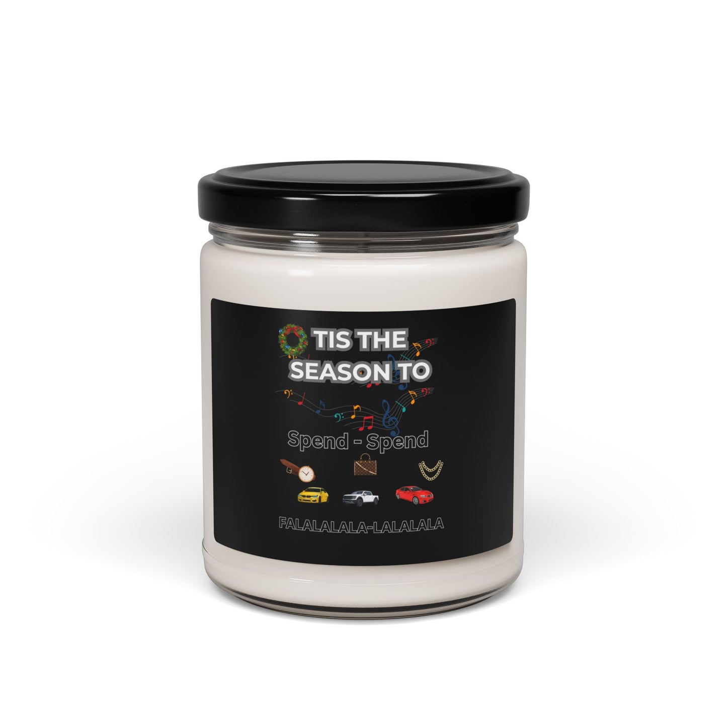 Festive Scented Candle, Holiday Home Decor, Aromatherapy Gift, Seasonal Candle, Cozy Vibes, Home Fragrance