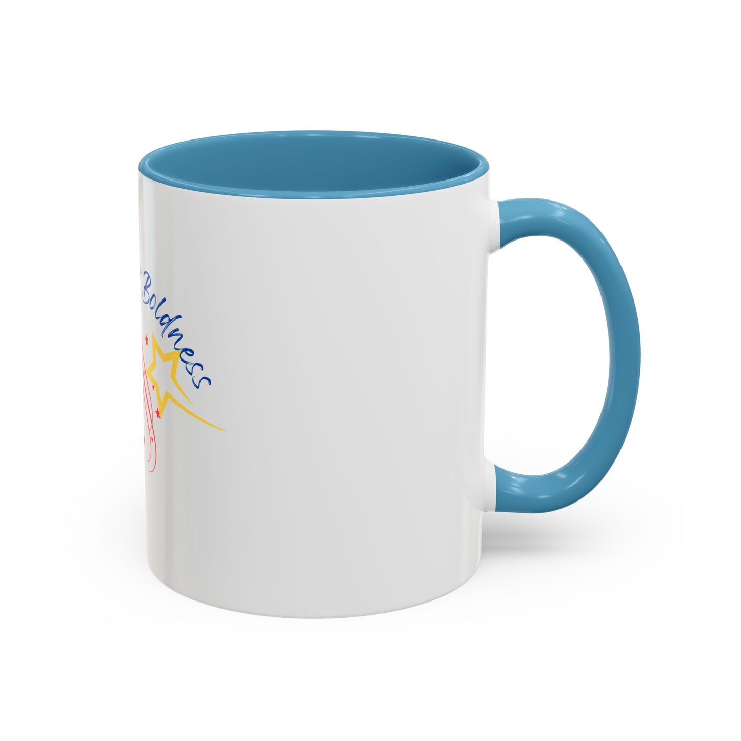 Inspirational Accent Coffee Mug - Build Better Boldness - Perfect for Morning Motivation