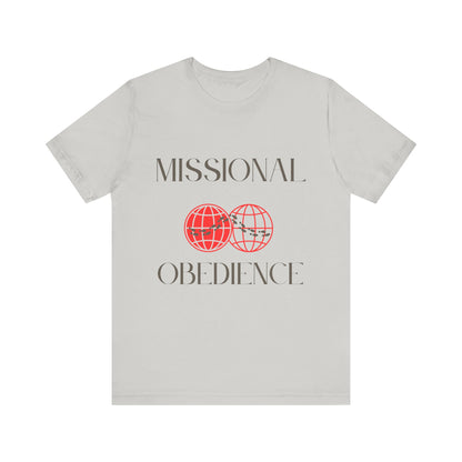 Tee Missional Obedience Unisex Jersey Short Sleeve