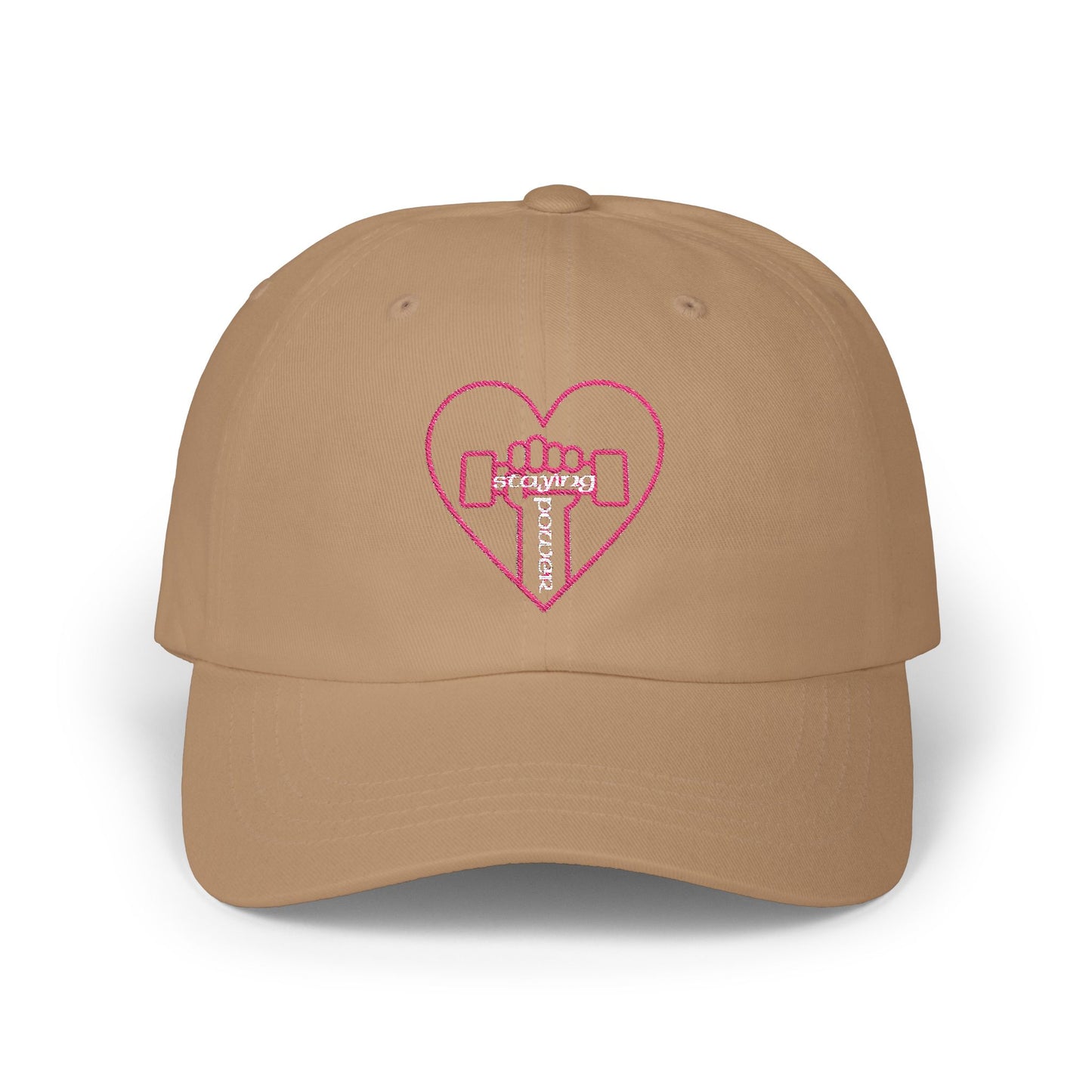Heart & Dumbbell Classic Dad Cap - Gym Lover Hat, Father's Day Gift, Workout Accessories, Casual Style Cap, Fitness Enthusiast Gear