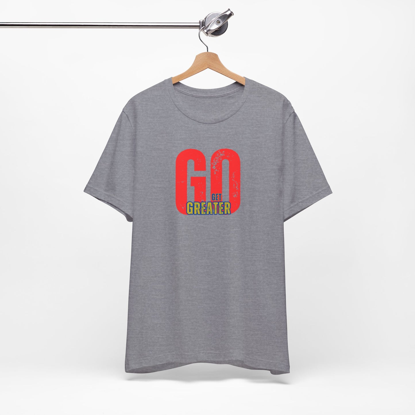 Motivational Unisex Garment-Dyed T-Shirt - 'GO Get Greater'