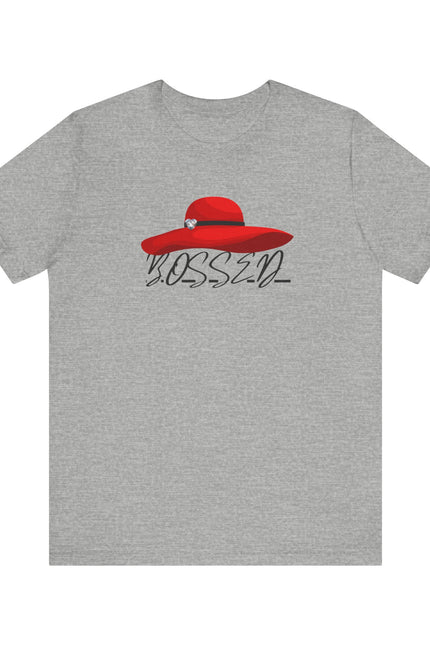 Bossed Unisex Short Sleeve Tee | Stylish Casual Wear, Gift for Bosses, Empowerment Shirt, Fashionable Daily Top