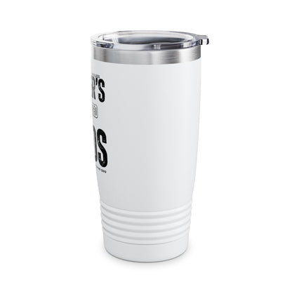 Father's Respected Dads Tumbler - 20oz Insulated Travel Mug