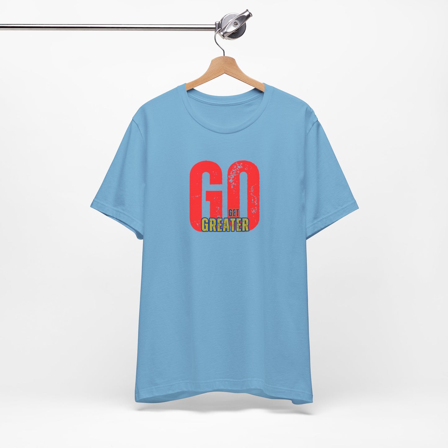 Motivational Unisex Garment-Dyed T-Shirt - 'GO Get Greater'