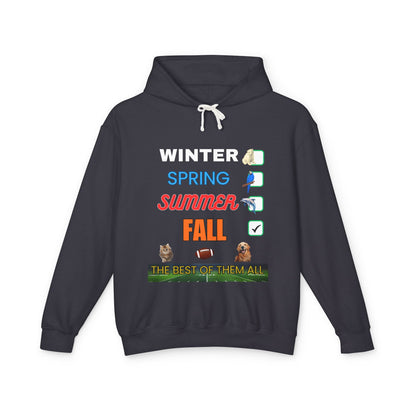 Fall Hoodies - Unisex Lightweight Hooded Sweatshirt