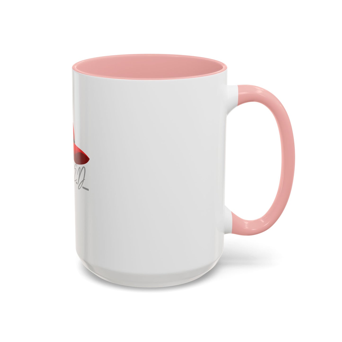 Bold Red Hat Accent Coffee Mug - Stylish Drinkware for Fashion Lovers