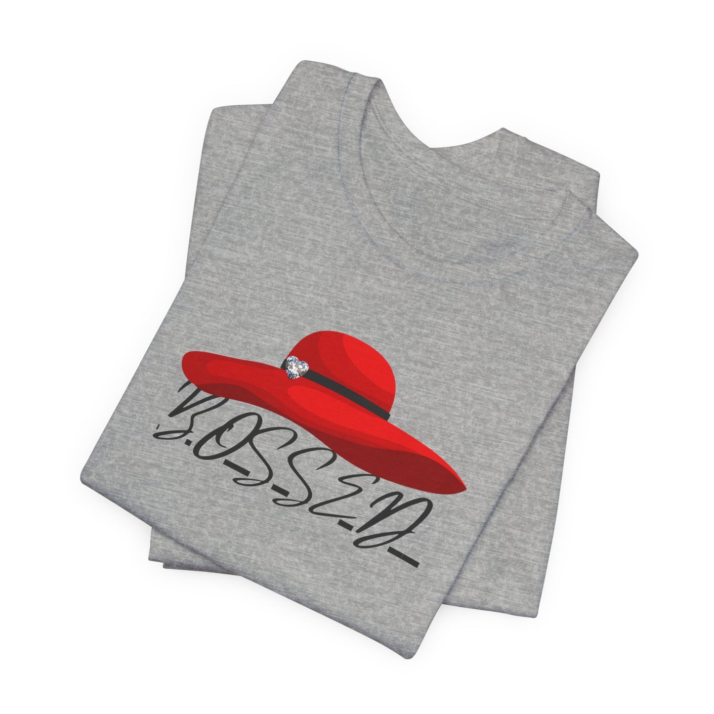 Bossed Unisex Short Sleeve Tee | Stylish Casual Wear, Gift for Bosses, Empowerment Shirt, Fashionable Daily Top