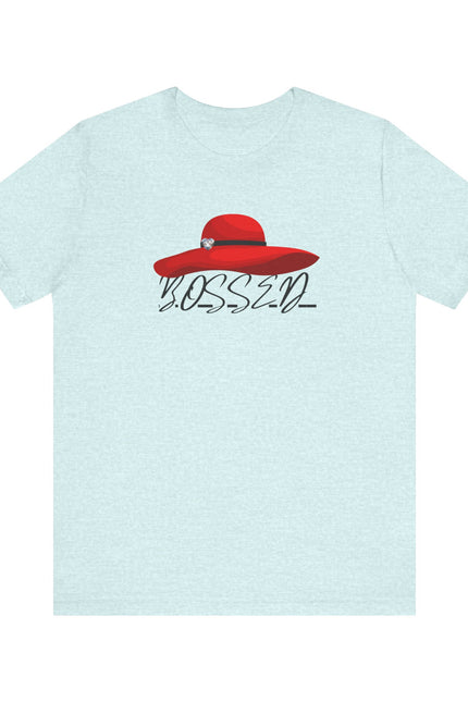 Bossed Unisex Short Sleeve Tee | Stylish Casual Wear, Gift for Bosses, Empowerment Shirt, Fashionable Daily Top