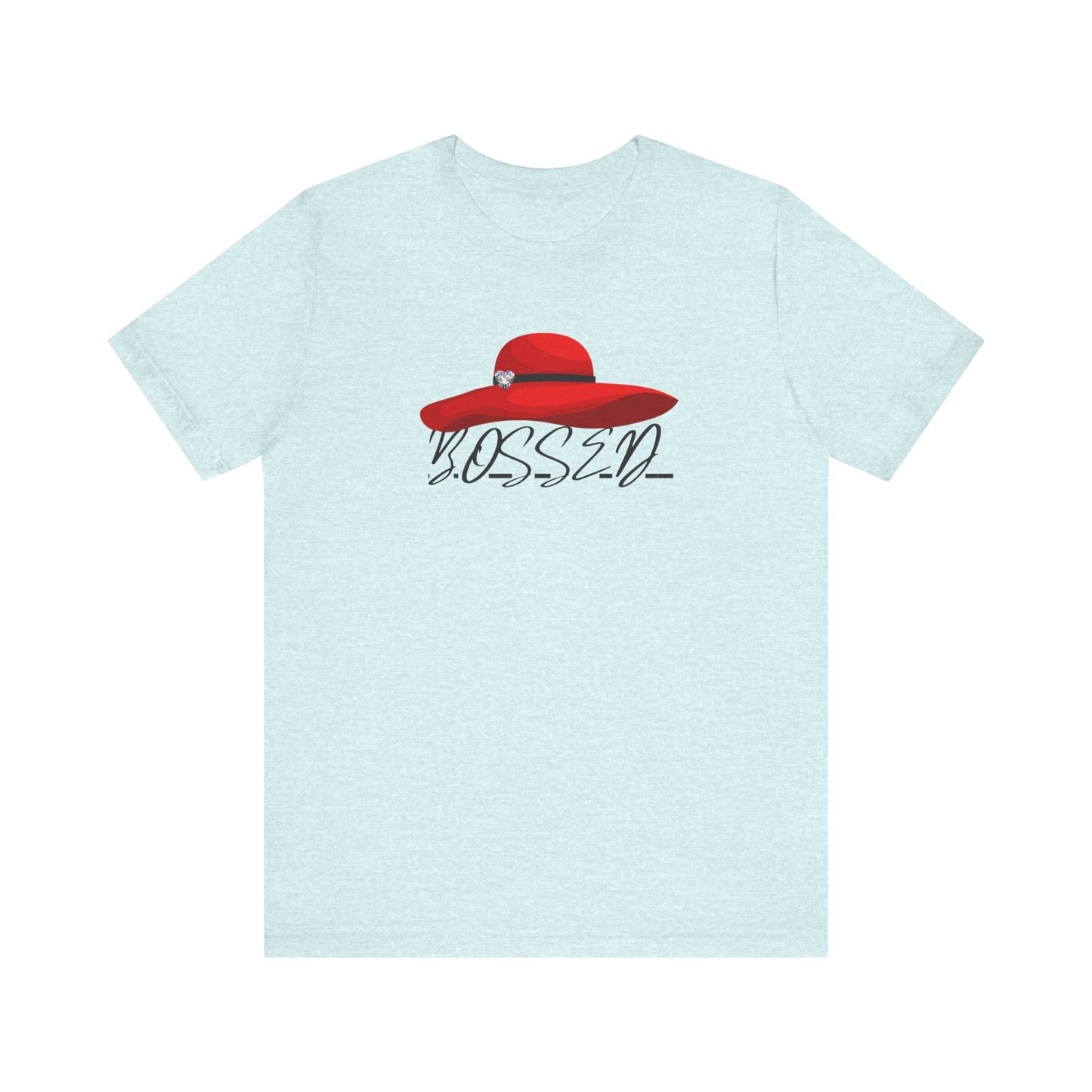 Bossed Unisex Short Sleeve Tee | Stylish Casual Wear, Gift for Bosses, Empowerment Shirt, Fashionable Daily Top