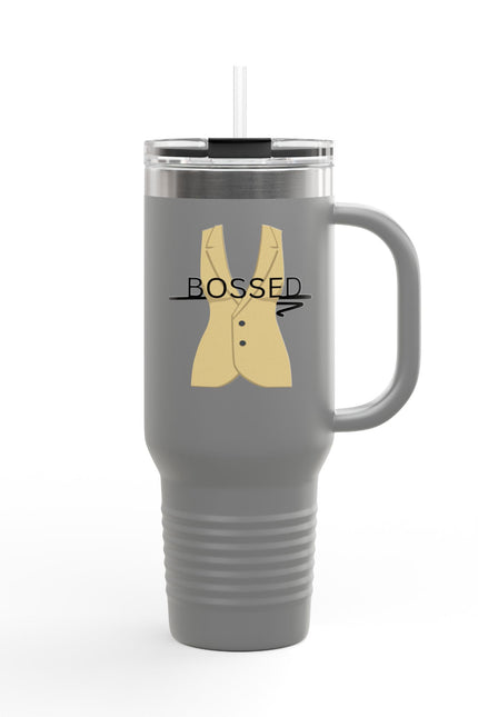 Bossed Insulated Travel Mug - 40oz Coffee Cup for Professionals