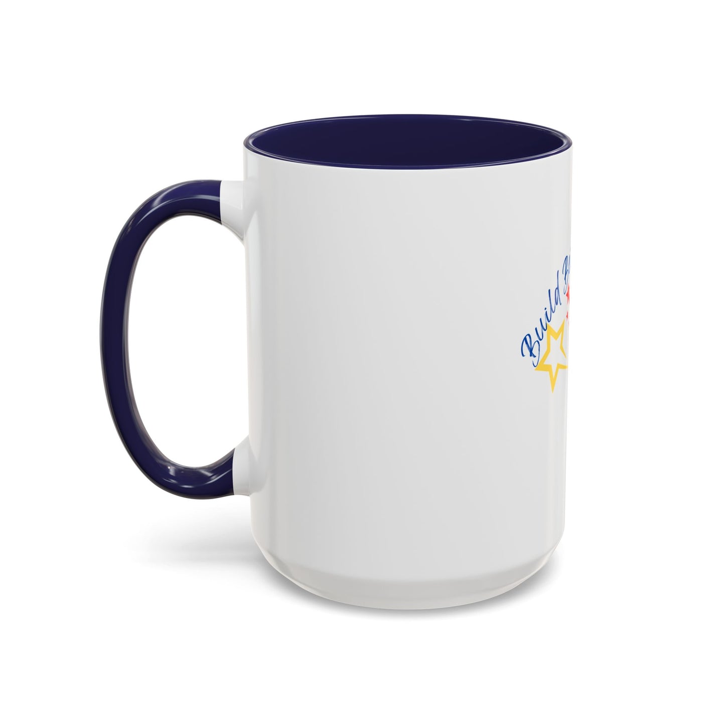 Inspirational Accent Coffee Mug - Build Better Boldness - Perfect for Morning Motivation