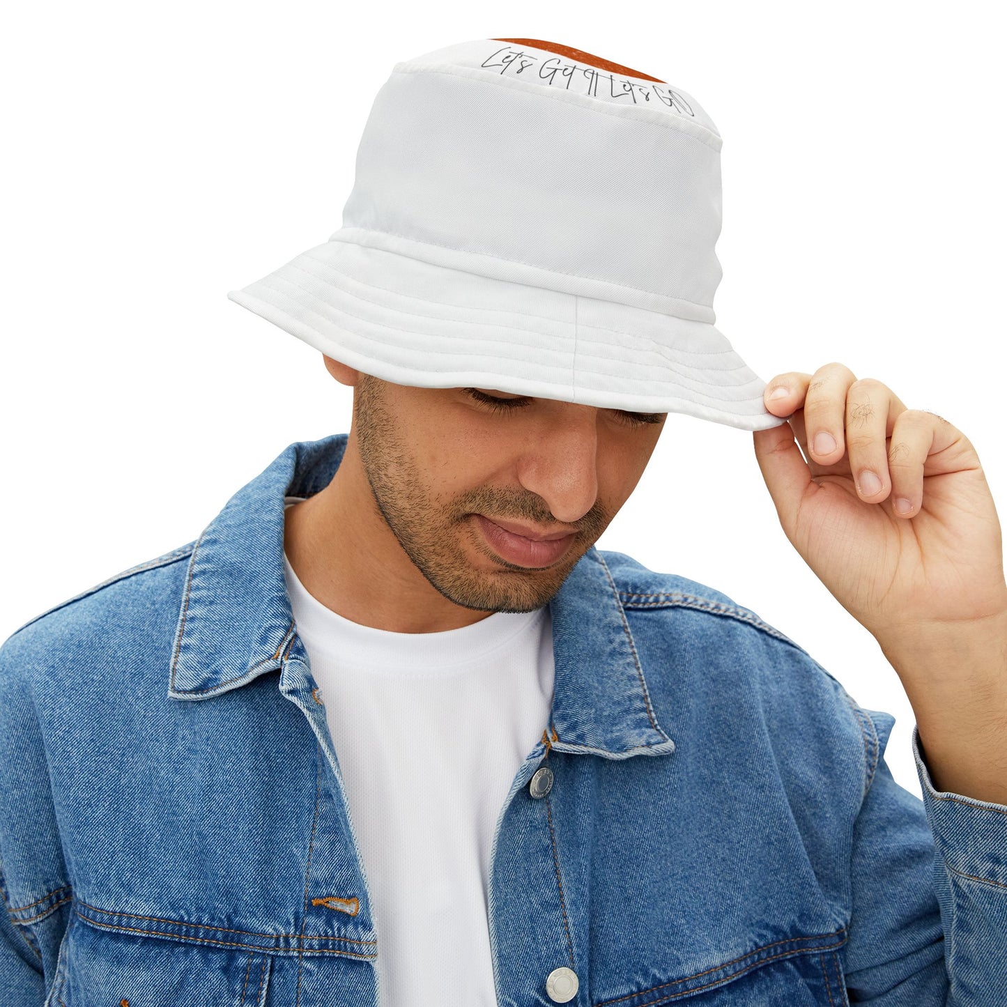 Stylish Bucket Hat with Trendy Text Design