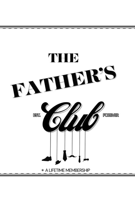 Stylish PU Leather Mouse Mat for The Father's Club - Perfect Gift for Dads