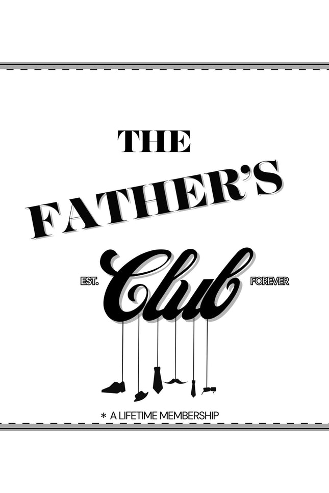 Stylish PU Leather Mouse Mat for The Father's Club - Perfect Gift for Dads