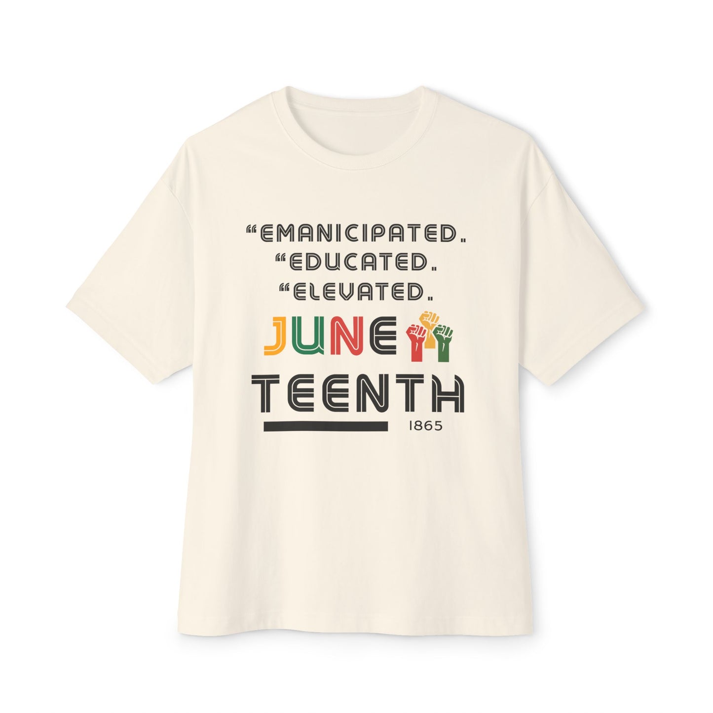 Juneteenth Oversized Tee, Celebrate Freedom Shirt, Unisex Graphic Tee, Equality T-Shirt, Empowerment Gift, Black History Apparel