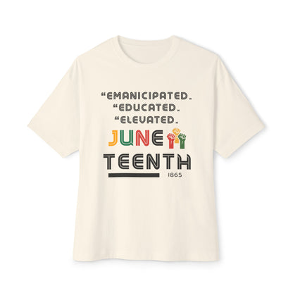 Juneteenth Oversized Tee, Celebrate Freedom Shirt, Unisex Graphic Tee, Equality T-Shirt, Empowerment Gift, Black History Apparel