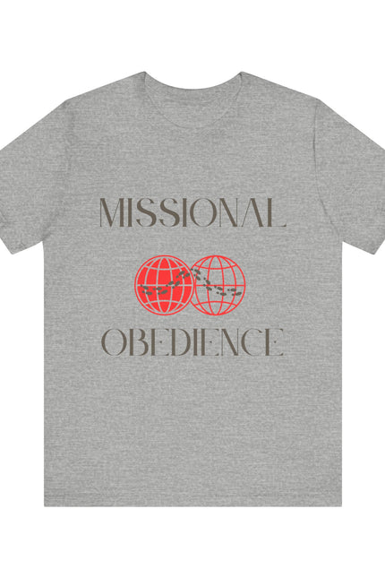 Tee Missional Obedience Unisex Jersey Short Sleeve