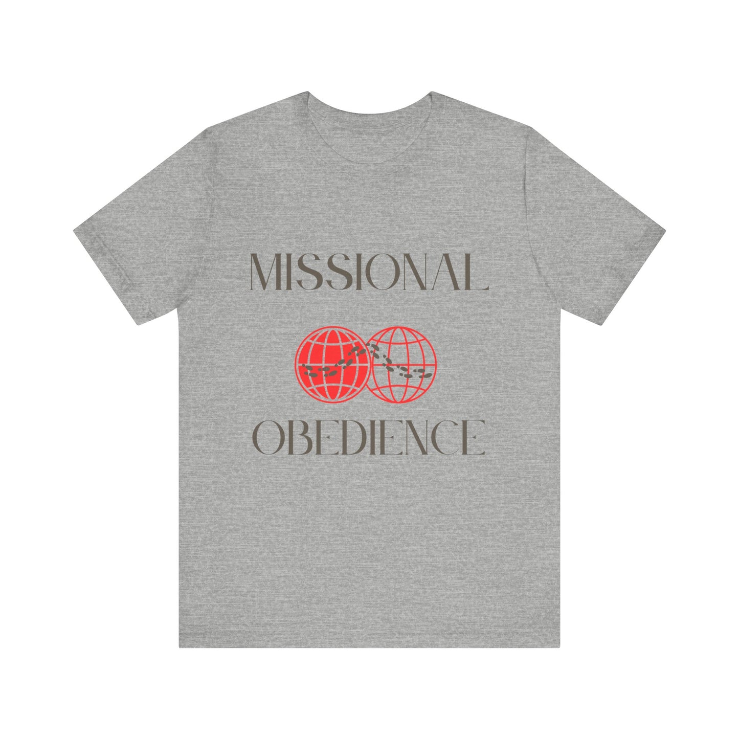 Tee Missional Obedience Unisex Jersey Short Sleeve