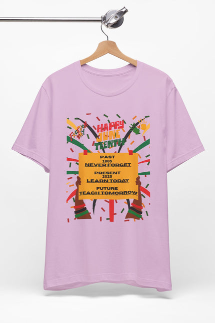 Happy Juneteenth Unisex Garment-Dyed T-Shirt - Celebrate Freedom and Heritage
