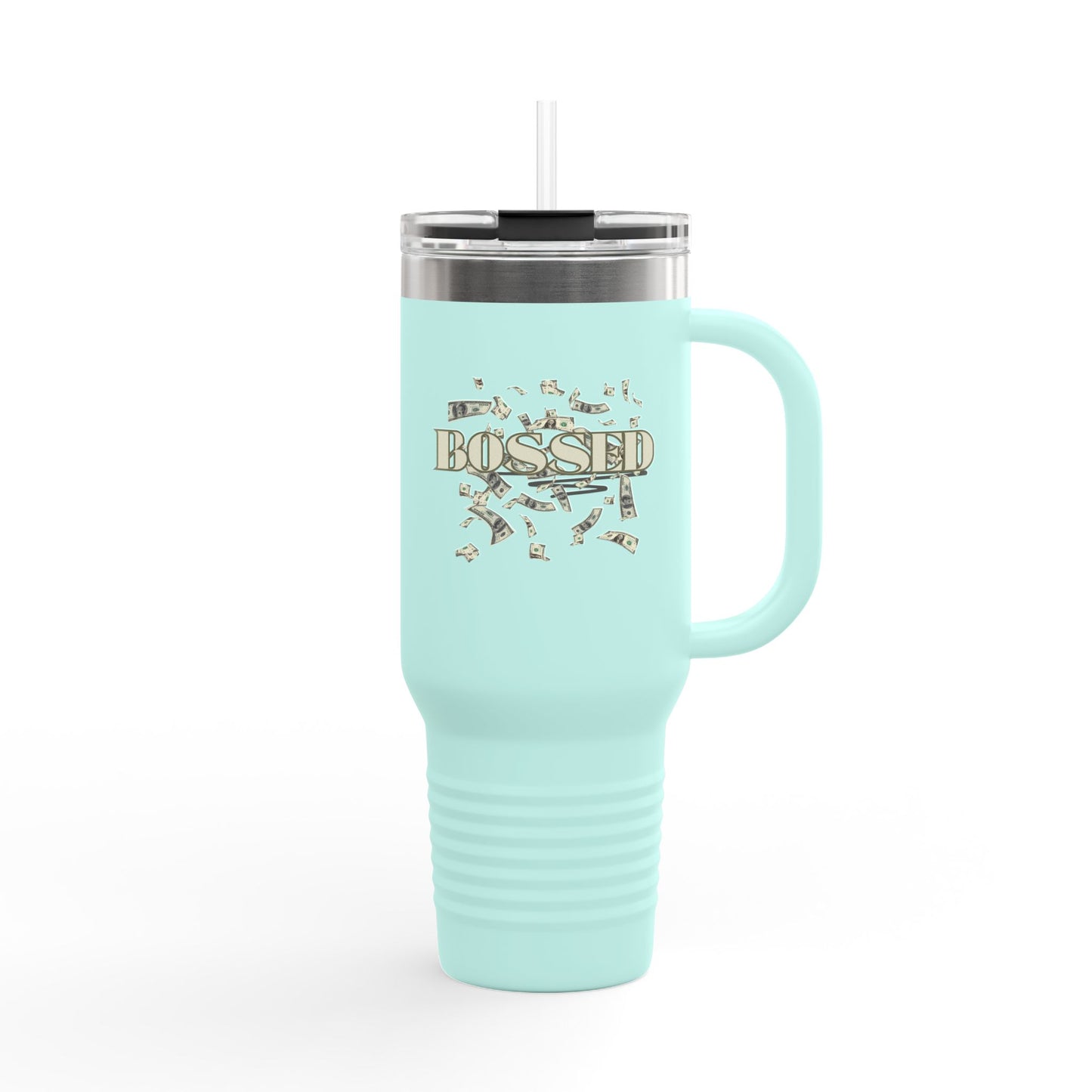 Bossed Insulated Travel Mug - 40oz | Perfect for Coffee Lovers & Entrepreneurs
