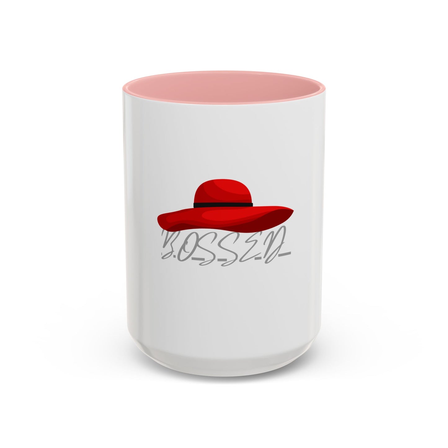 Bold Red Hat Accent Coffee Mug - Stylish Drinkware for Fashion Lovers