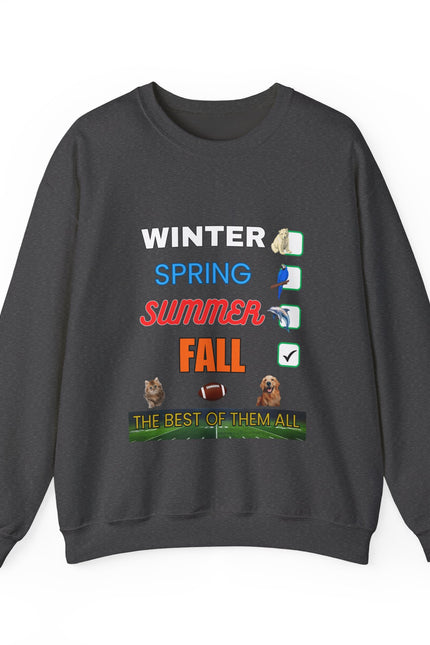 Fall Crewneck Sweatshirt — "The Best of Them All" Seasonal Checklist Design
