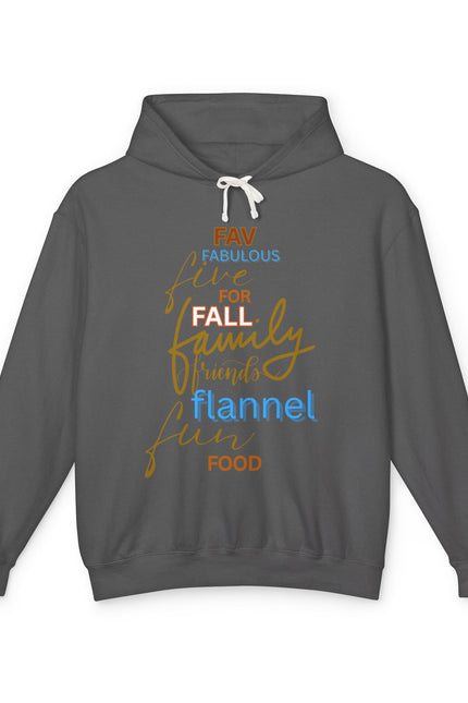 Fall Family Flannel Hoodie — "Fav Things" Cozy Autumn Sweatshirt