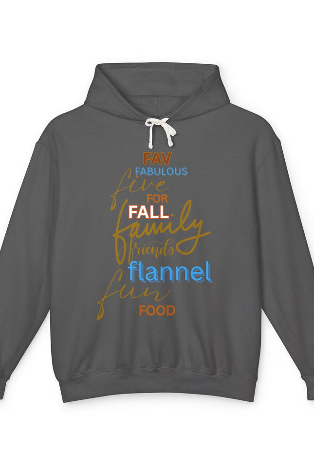 Fall Family Flannel Hoodie — "Fav Things" Cozy Autumn Sweatshirt