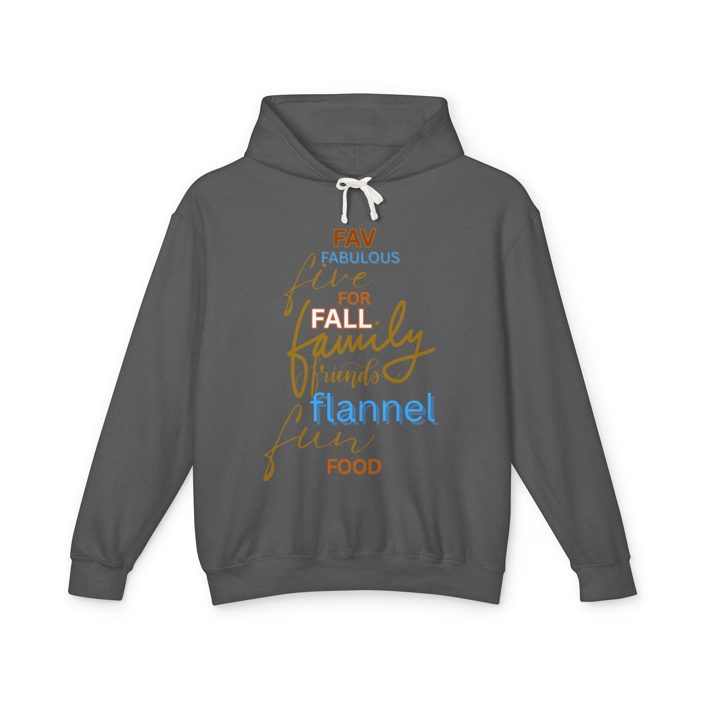 Fall Family Flannel Hoodie — "Fav Things" Cozy Autumn Sweatshirt
