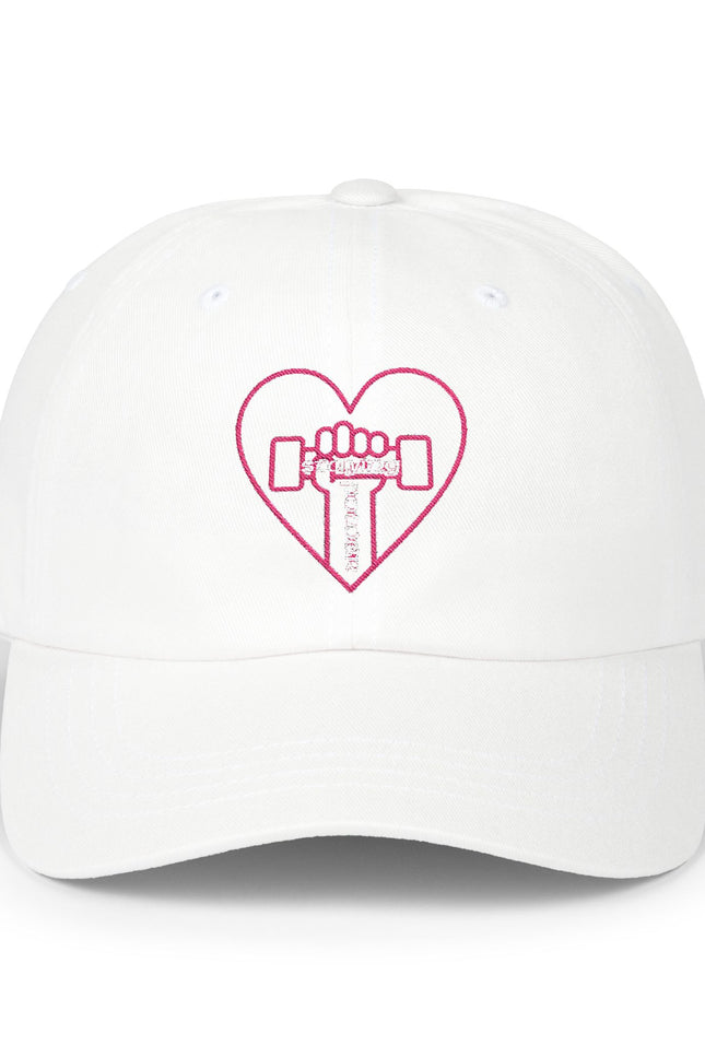 Heart & Dumbbell Classic Dad Cap - Gym Lover Hat, Father's Day Gift, Workout Accessories, Casual Style Cap, Fitness Enthusiast Gear