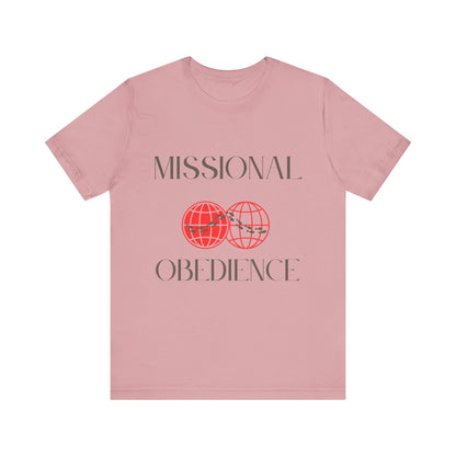 Tee Missional Obedience Unisex Jersey Short Sleeve
