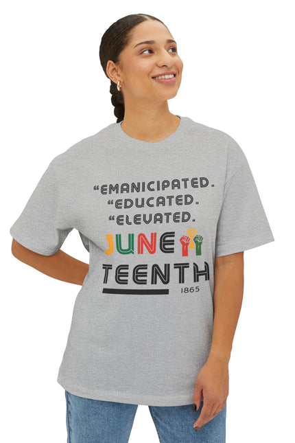 Juneteenth Oversized Tee, Celebrate Freedom Shirt, Unisex Graphic Tee, Equality T-Shirt, Empowerment Gift, Black History Apparel