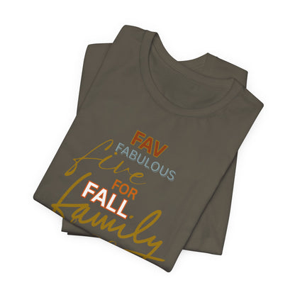 Fall Family Tee - Unisex Jersey