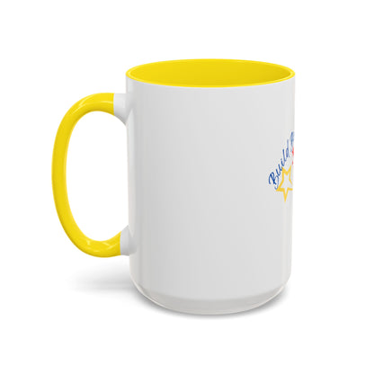 Inspirational Accent Coffee Mug - Build Better Boldness - Perfect for Morning Motivation