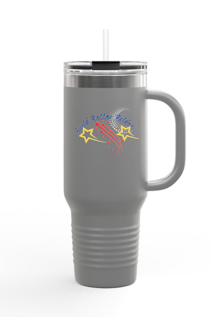 Motivational Insulated Travel Mug - 40oz - Perfect for Coffee Lovers & On-the-Go