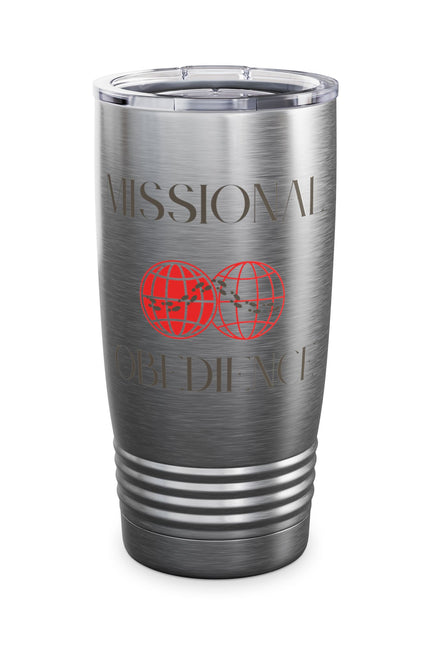 Missionary Ringneck Tumbler, 20oz - Travel Mug, Inspirational Gift, Christian Fellowship, Hot & Cold Drinks, Faith-Based Decor