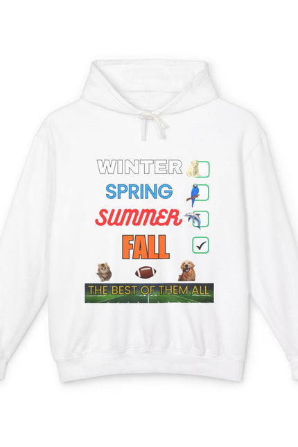 Fall Hoodies - Unisex Lightweight Hooded Sweatshirt