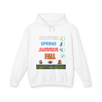 Fall Hoodies - Unisex Lightweight Hooded Sweatshirt