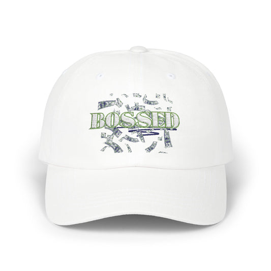 Bossed Classic Dad Cap - Stylish Adjustable Baseball Hat for Everyday Wear