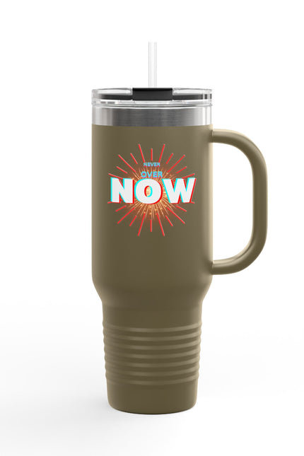 Motivational Insulated Travel Mug - 40oz - ‘Over Now’ Design