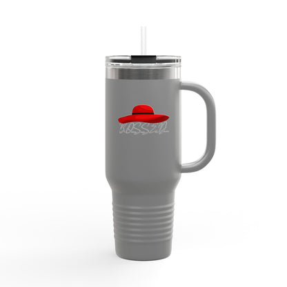 Fashionable Insulated Travel Mug - 40oz with 'BOSSED' Design