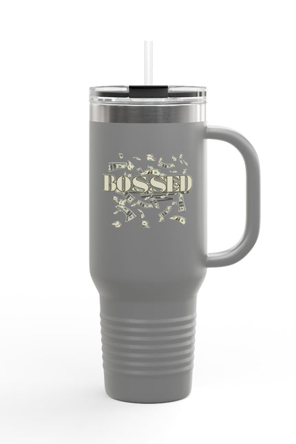 Bossed Insulated Travel Mug - 40oz | Perfect for Coffee Lovers & Entrepreneurs